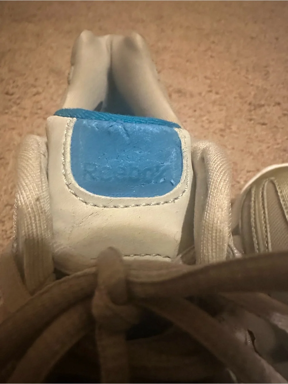 Reebok Gray Sneakers with Blue Lining